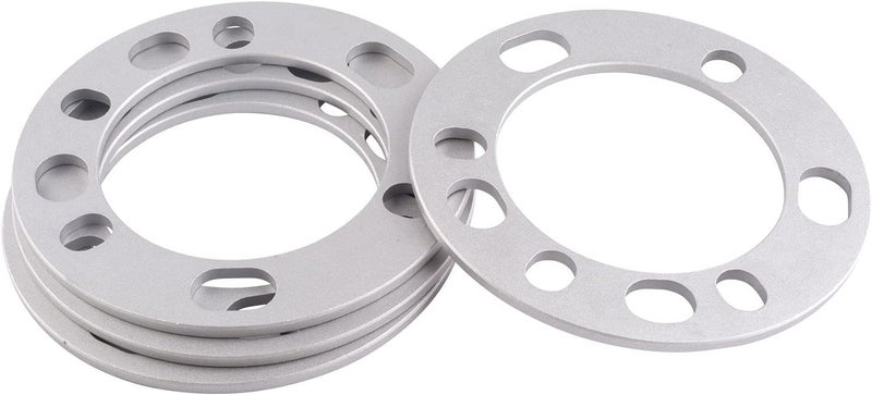 DCVAMOUS 4 قطع 5x5.5 6x5.5 5x139.7 6x139.7 فواصل عجلات عالمية 1/4" (6 مم) متوافقة مع تويوتا-شيفروليه 6 لوج و دودج-فورد 5 لوج - Image 1